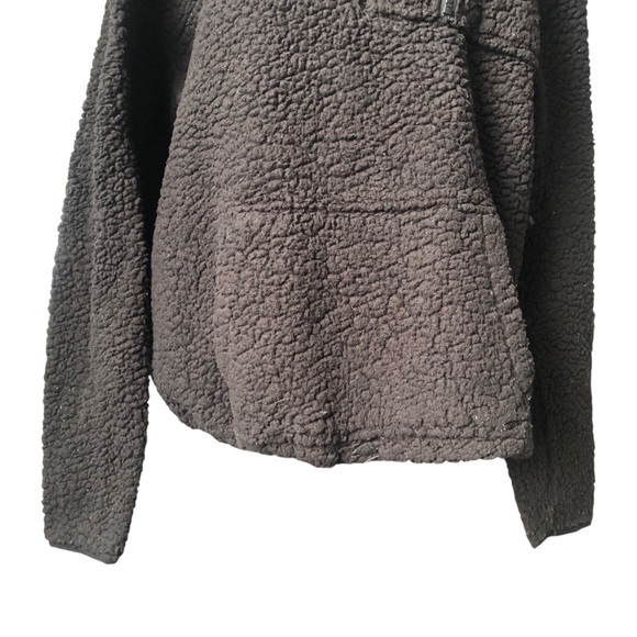 ▪️No Boundaries Juniors Half-Zip Faux Super Soft Black Sherpa Pullover XXL▪️ - Picture 10 of 12